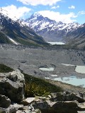 Mt Cook & Hooker Valley from Sealy Tarn